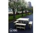 Table de pique-nique imprgn KING carr  vendre