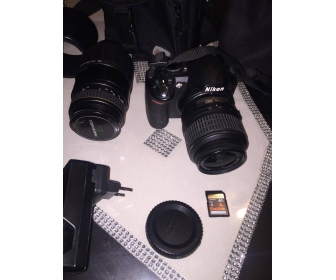 Nikon D3100 18-55mm + 70-300mm + Sac + Trépied + Carte 8GO ! 1