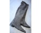 Botte cuissarde en daim grise pointure 36 neuve