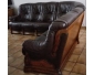 Salon d\'angle en cuir et chêne