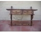 Petite archelle rustique en bois teinté
