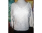 Rf. 01 LAINAGE Blanc ajours. Dcollet V, Vente au poids,