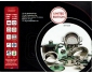 Set de 6 CASSEROLLES luxe & NEUF