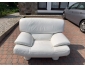 Fauteuil cuir blanc