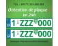 Plaque Z / Plaques marchandes