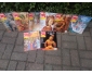 livres, revues, puzzle