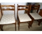 VEND 5 CHAISES EN CHENE MASIF DE SALLE A MANGER